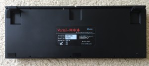 Vermilo VB87M Bottom View